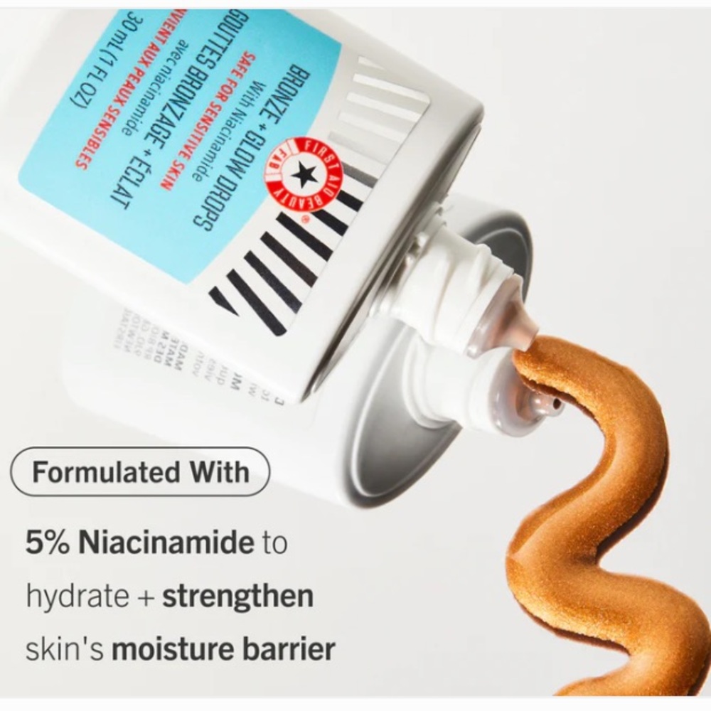 Niacinamide Bronze & Glow drops + free sample